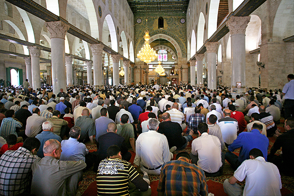 Prayer in the Masjid al-Aqsa